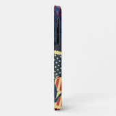 カスタムU.S.イーグルスタンプとリバティベル Case-Mate iPhoneケース (裏面/左)