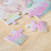 カスタムUnicornチャイルドネームパズル ジグソーパズル (側面)