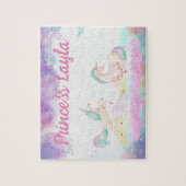 カスタムUnicornチャイルドネームパズル ジグソーパズル (縦)