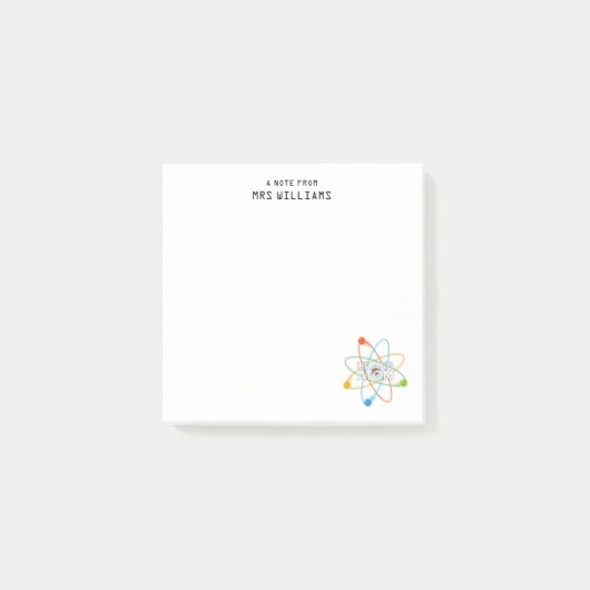 カスタムUP AND ATOM科学おもしろい引用文 ポストイット (正面)