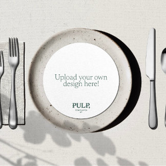 カスタムUpload Your Own Round Menu 招待状