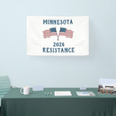 カスタムUSAフラグ・レジスタンス 横断幕 (トレードショー)
