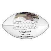 カスタムUSA写真Okayestパパ父の日 アメリカンフットボール (正面)