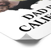 カスタムUSA写真Okayestパパ父の日 ポスター (角)