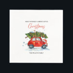 カスタムVintage Christmas Napkins – レッドカー&ツリー スタンダードカクテルナプキン<br><div class="desc">このヴィンテージのクリスマスナプキンでクリスマスお祝いに暖パーソナライズされたかさと魅力を持って来なさい。クラシックの赤い車、雪の降る車、そして最愛のフレーズ「あなたメリーに小さなクリスマスを持って」をフィーチャーし、フェスティバルの集まりに魅力を追加する。個人カスタマイズの休日のtouchの名前または家族の名前と。調整プレート、紙カップ、コースターとマッチし、ゲストが愛するスタイリッシュテーマのテーブルディスプレイを作成する。</div>