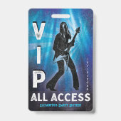 カスタムVIPすべてのアクセスSweet sixteen バッジ (表面)