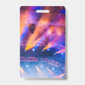 カスタムVIPオールアクセスコンサートイベントパスカラフル バッジ (裏面)