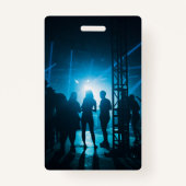 カスタムVIPオールアクセスコンサートイベントパス女性 バッジ (裏面)