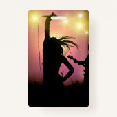 カスタムVIPオールアクセスコンサートイベントパス女性 バッジ (裏面)