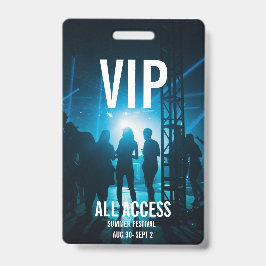 カスタムVIPオールアクセスコンサートイベントパス 女性 バッジ