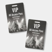 カスタムVIPオールアクセスパス コンサートバッジ バッジ (正面&裏面)