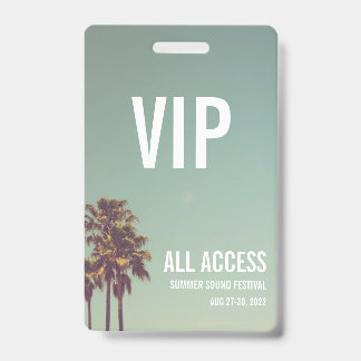 カスタムVIPオールアクセスフェスティバルパス コンサートバッジ バッジ