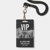 カスタムVIP全アクセスパスコンサートバッジ バッジ (Back with Lanyard)