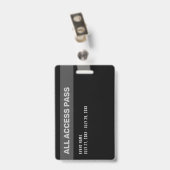 カスタムVIP金ゴールドオールアクセスコンサートバッジ バッジ (裏面 （クリップ付）)