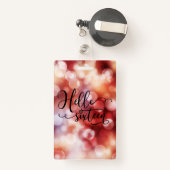 カスタムVIP All AccessバッジSweet sixteen バッジ (裏面リトラクタブル付き)