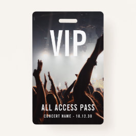 カスタムVIP All Access Pass Concertイベント バッジ