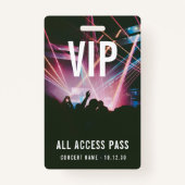 カスタムVIP All Access Pass Concertイベント バッジ (正面)
