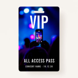 カスタムVIP All Access Pass Concertイベント バッジ