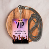 カスタムVIP All Access Pass Concertイベント バッジ
