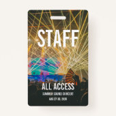 カスタムVIP All Access Pass Concertバッジ バッジ (裏面)