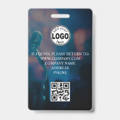 カスタムVIP QRコードイベント《写真》ぼけ味バッジ バッジ (裏面)