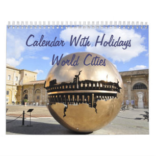 カスタムWall Calendar – ワールドシティー カレンダー