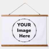 カスタムWall Decor：画像はこちら 吊り下げ型タペストリー (正面)