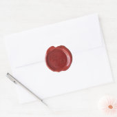 カスタムWAX SEAL - Diane - S&D - Blood Red ラウンドシール (封筒)