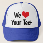 カスタムWe Love Hat キャップ (正面)