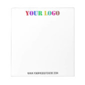 カスタムWebサイトのメモ帳ビジネスのプロモーション ノートパッド (正面)