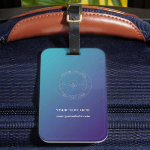 カスタムWebサイトアドレスロゴ荷物タグ ラゲッジタグ