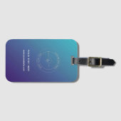 カスタムWebサイトアドレスロゴ荷物タグ ラゲッジタグ (正面横)