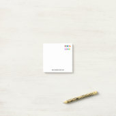 カスタムWebサイトYour Business Post-it® Notes ポストイット (デスク上)