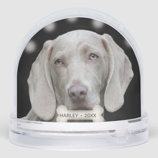 カスタムWeimaraner Dog写真 (裏面)