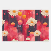 カスタムWellness Product Wrap – ビジネス小売業者 ラッピングペーパーシート (正面)