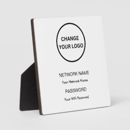 カスタムWiFiネットワークとパスワードの署名 フォトプラーク