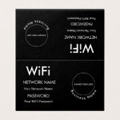 カスタムWifiブランドのビジネス名詳細&ロゴ (外部フラット)