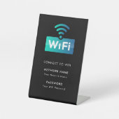 カスタムWiFi Network Connectブラッモダンク 台座サイン (正面)