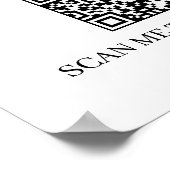 カスタムWiFi QR | 簡単ネットワークスキャン表示 ポスター (角)