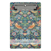 カスタムWilliam Morris Birds Pattern ミニクリップボード (正面)