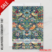 カスタムWilliam Morris Birds Pattern 招待状