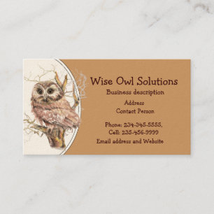 カスタムWise Owl Solutions名刺 名刺