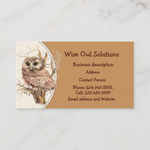 カスタムWise Owl Solutions名刺 名刺