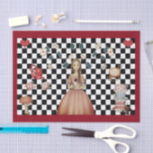 カスタムWonderland Teaのアリスの色を確認パーティー 薄葉紙 (クラフト)