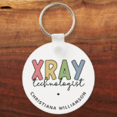 カスタムX線技術者X線技術ギフト キーホルダー (正面)