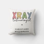 カスタムX線技術者X線技術ギフト クッション (正面)