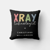 カスタムX線技術者X線技術ギフト クッション (正面)