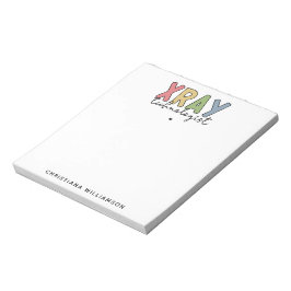 カスタムX線技術者X線技術ギフト ノートパッド