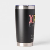 カスタムX線技術者X線技術ギフト 保温保冷タンブラー (正面)