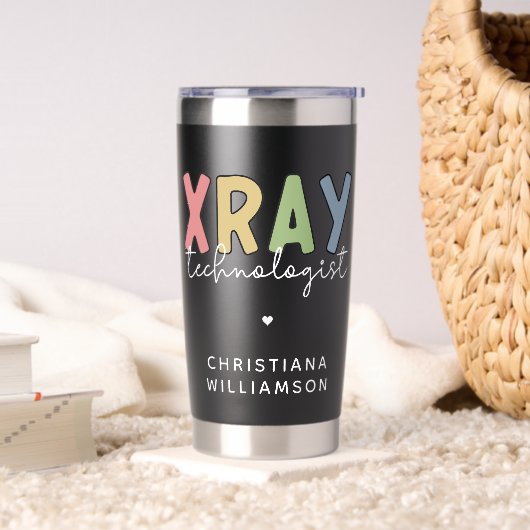 カスタムX線技術者X線技術ギフト 保温保冷タンブラー (リビング)